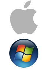 Apple Macintosh und Microsoft Windows